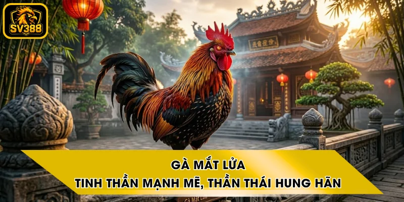 Gà Mắt Lửa - Tinh Thần Mạnh Mẽ, Thần Thái Hung Hãn
