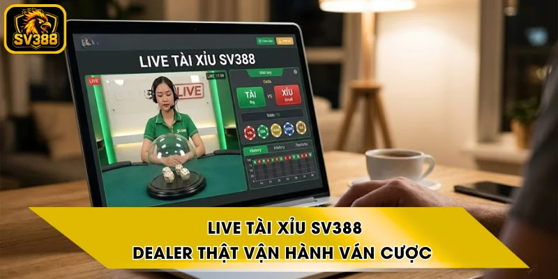 Live Tài Xỉu SV388 - Dealer Thật Vận Hành Ván Cược